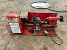 Mingx Variable speed mini metal lathe Zx7*10, single phase with chuck, passed PAT test