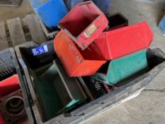 Various coloured lin bins