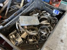Various irrigation pipe Jubilee clips