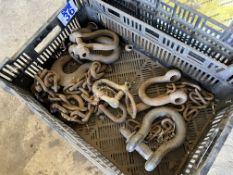 Qty chains & shackles