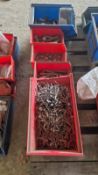 Qty nails & hydraulic couplings
