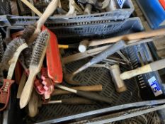 Qty hammers & wire brushes