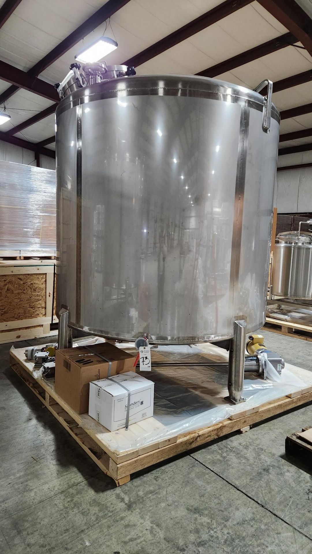 PREFERRED STAINLESS 1,200 GALLON S/S VESSEL DECANTER TANK 502 802-2 - Image 2 of 17