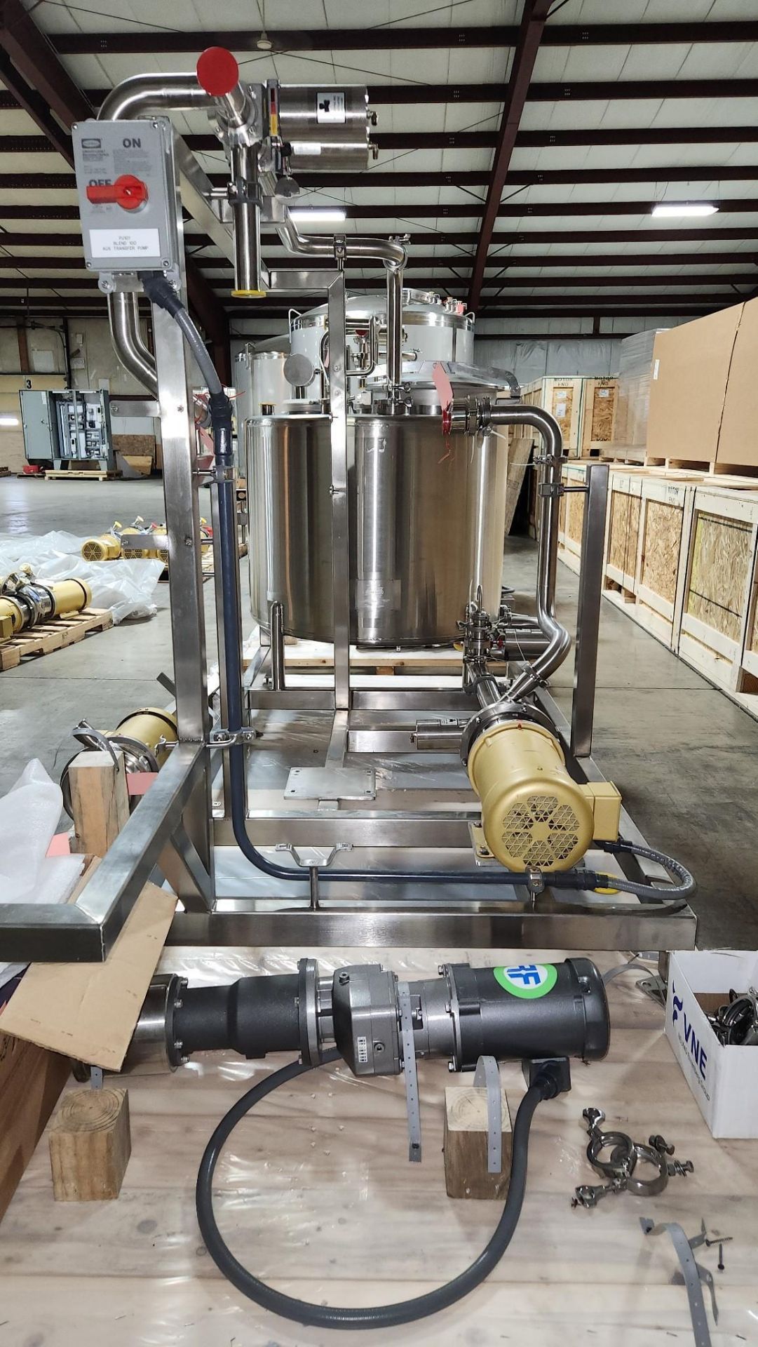SHO-ME FABRICATION 120 GALLON S/S VESSEL BLEND TANK SMF-IPEC-6 - Image 20 of 21