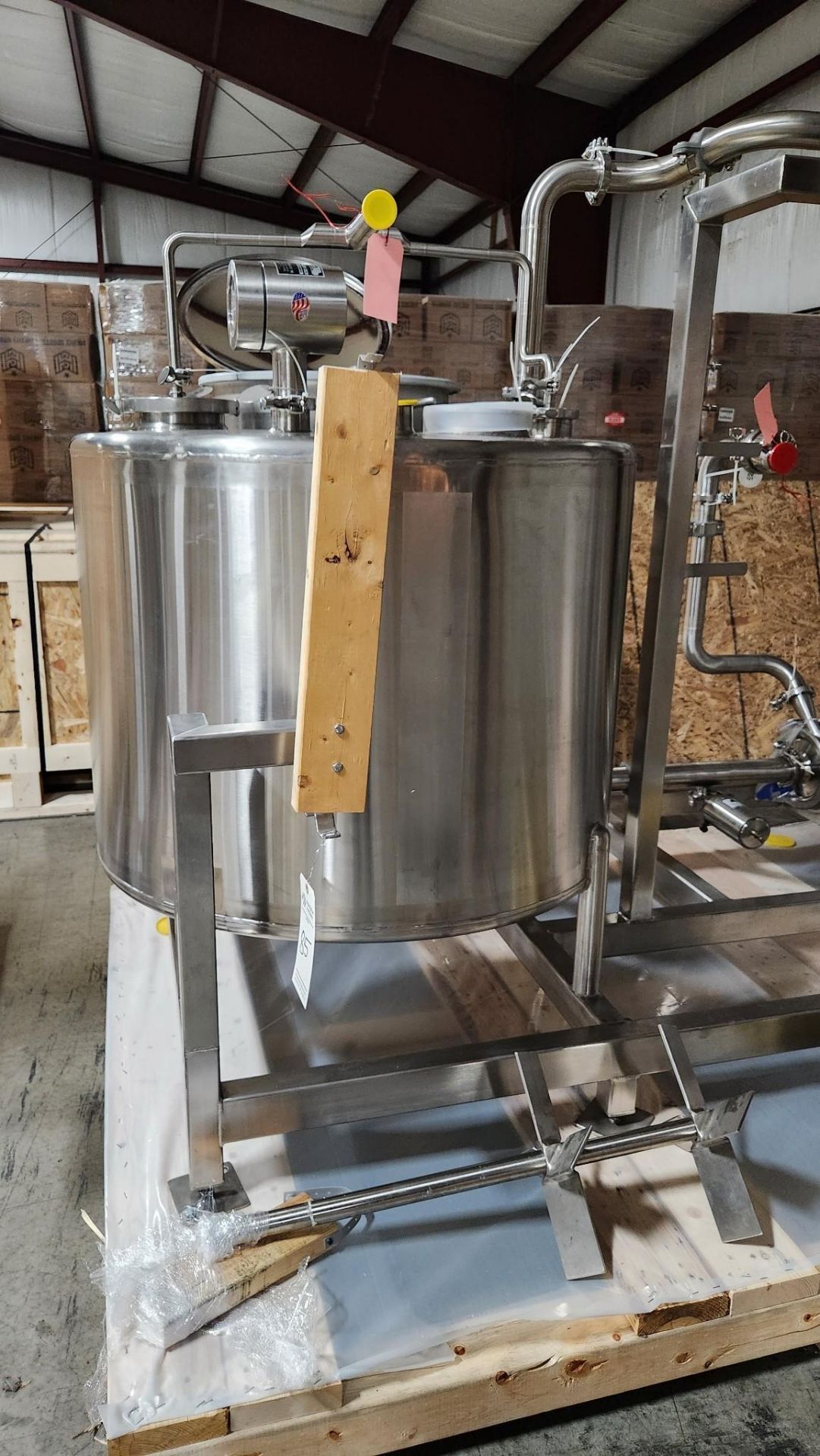 SHO-ME FABRICATION 120 GALLON S/S VESSEL BLEND TANK SMF-IPEC-6 - Image 2 of 21