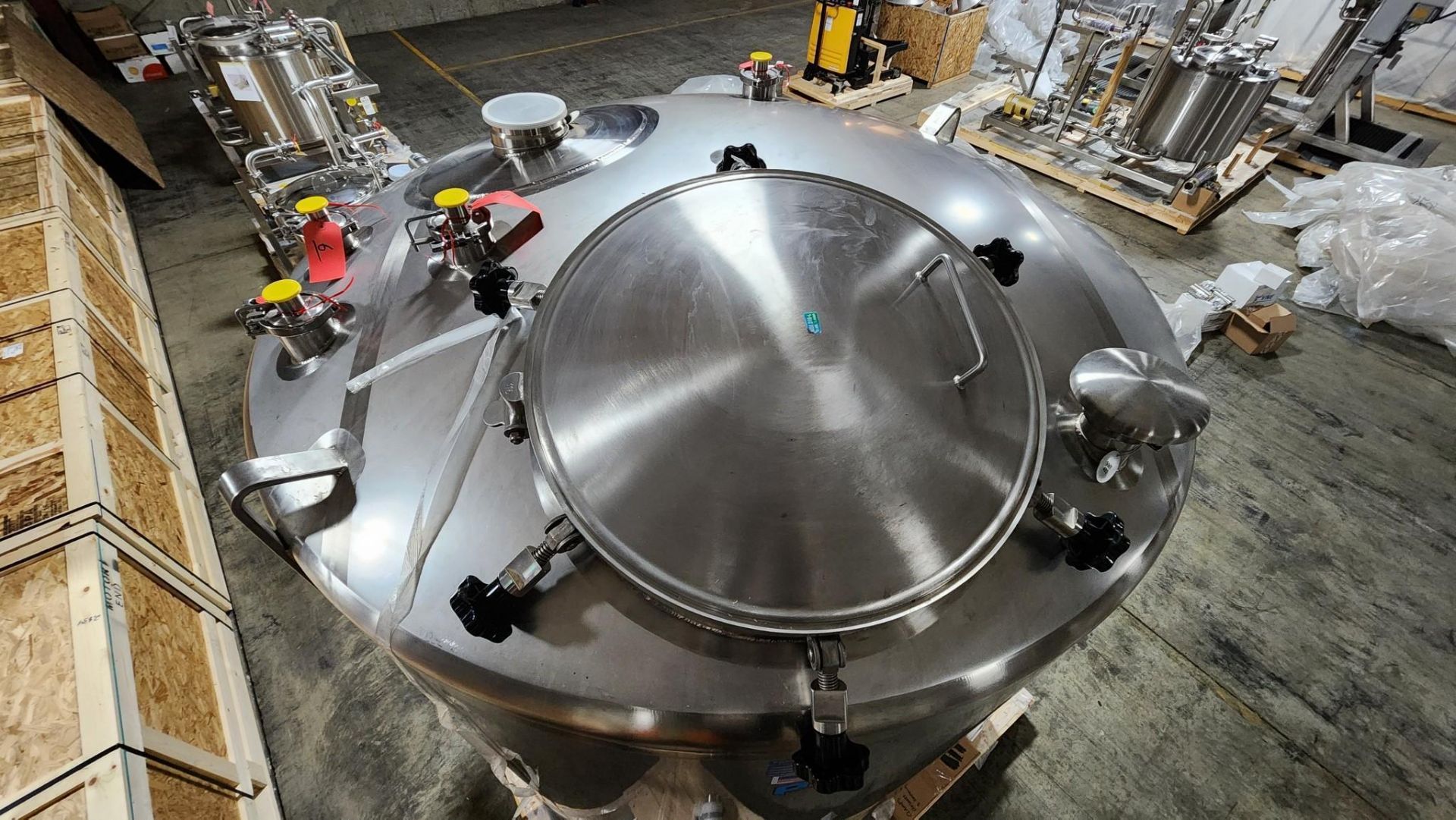 PREFERRED STAINLESS 1,200 GALLON S/S VESSEL DECANTER TANK 502 802-2 - Image 5 of 17