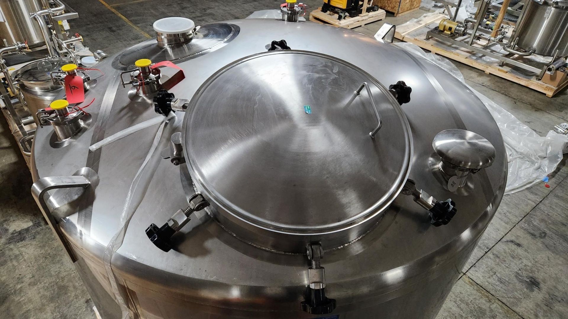 PREFERRED STAINLESS 1,200 GALLON S/S VESSEL DECANTER TANK 502 802-2 - Image 6 of 17