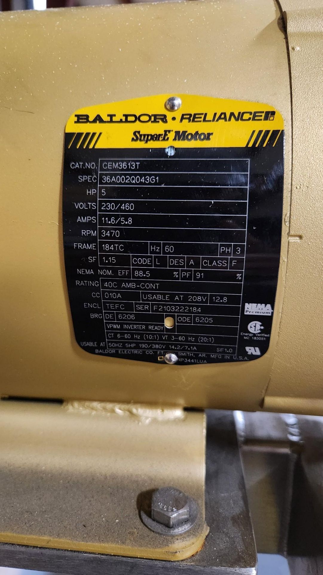SHO-ME FABRICATION 120 GALLON S/S VESSEL BLEND TANK SMF-IPEC-6 - Image 16 of 21