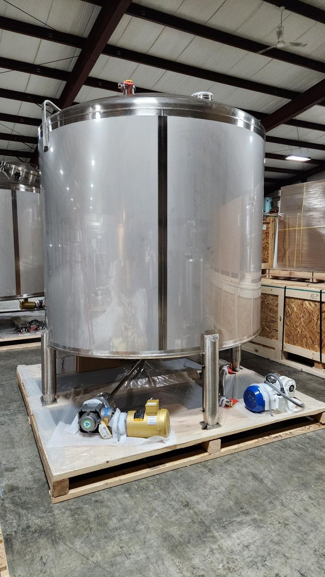 PREFERRED STAINLESS 1,200 GALLON S/S VESSEL DECANTER TANK 502 802-2 - Image 4 of 17