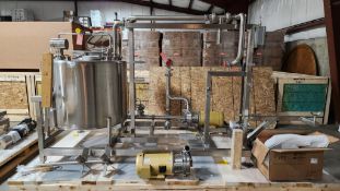 SHO-ME FABRICATION 120 GALLON S/S VESSEL BLEND TANK SMF-IPEC-6