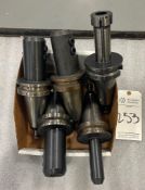 ASSORTMENT OF LYNDEX TOOL HOLDERS BT-50