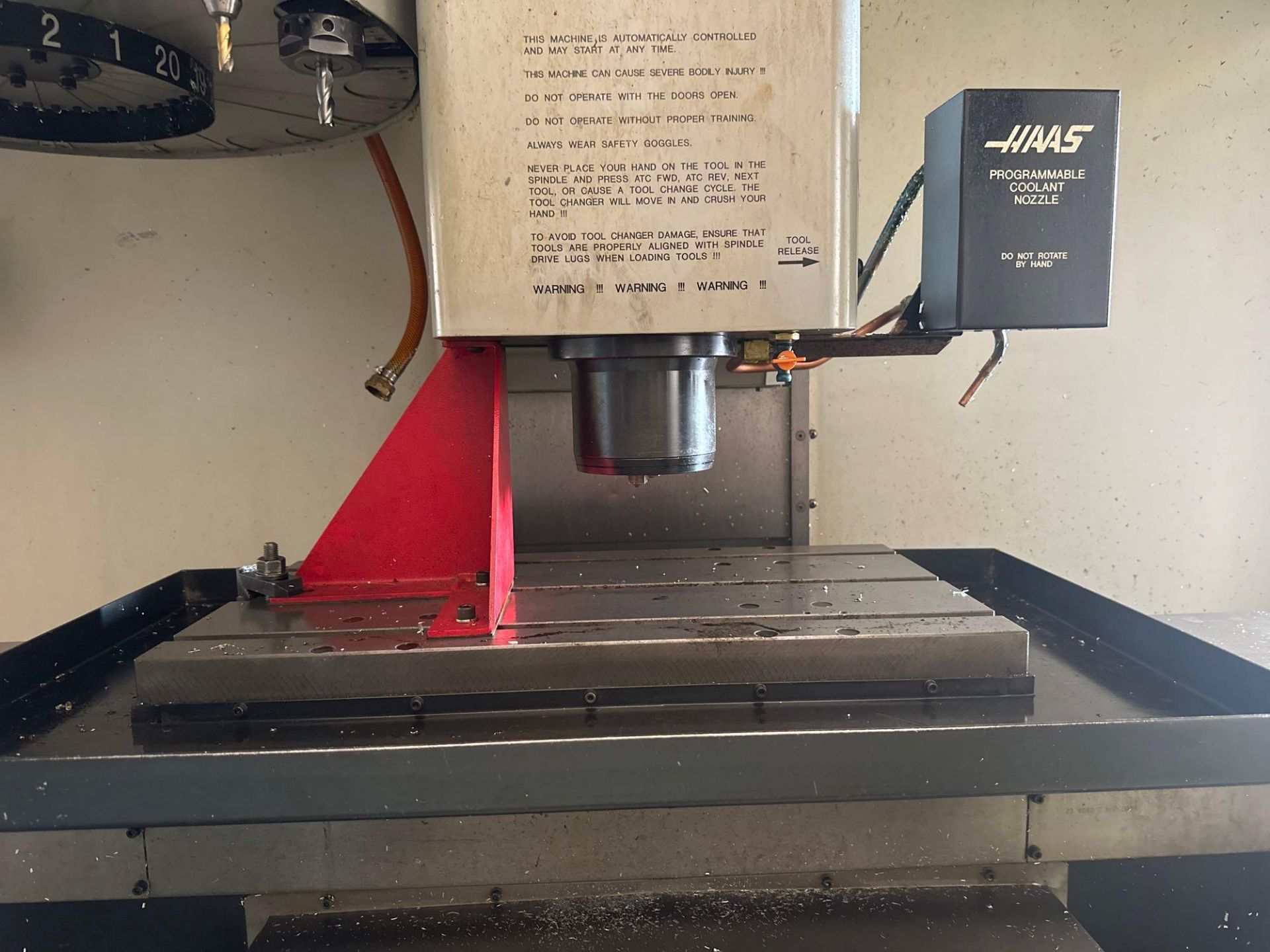 2001 HAAS VF-0 CNC VERTICAL MACHINING CENTER - Image 13 of 20