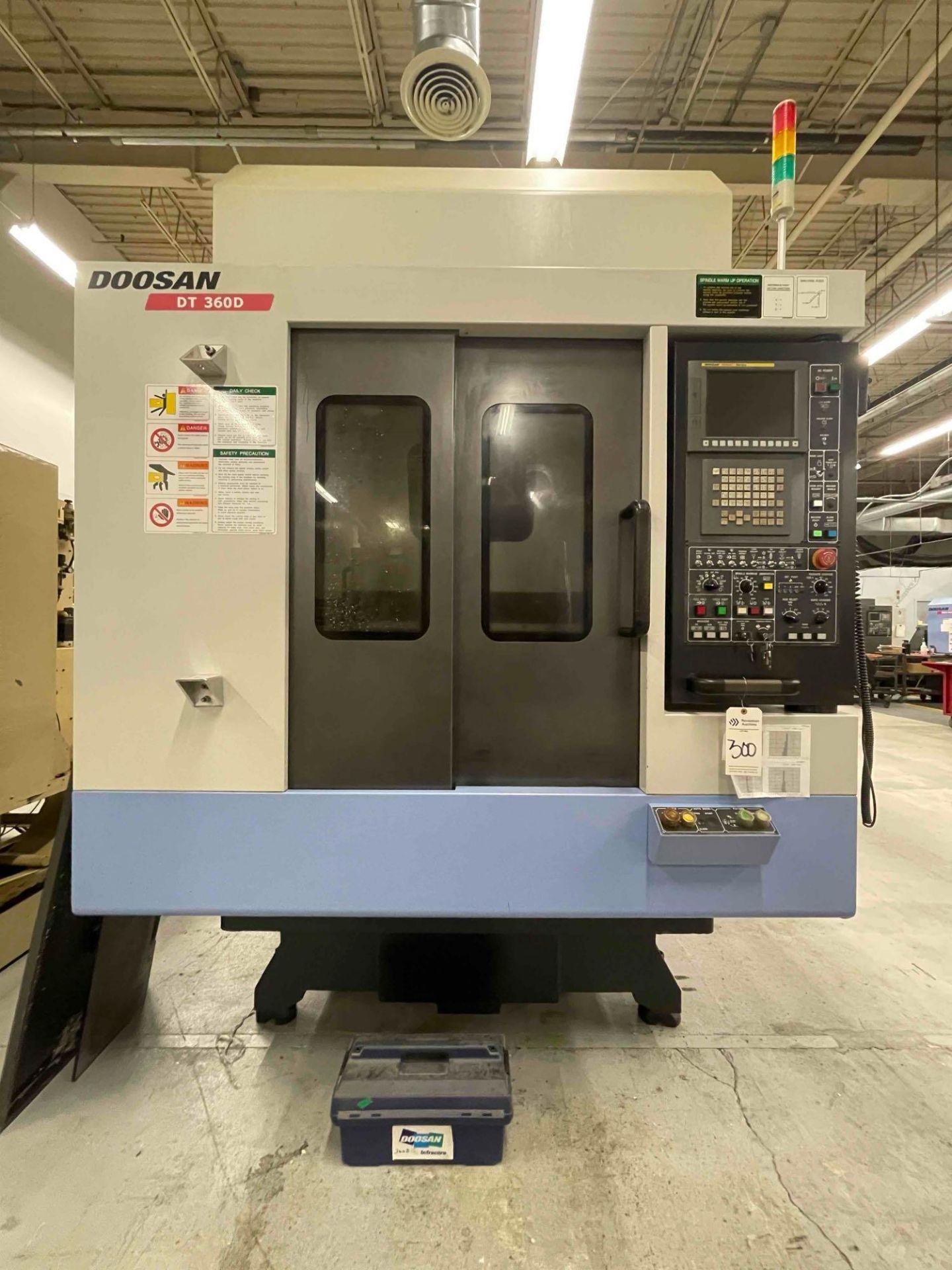 2013 DOOSAN DT-360D DUAL PALLET CNC VMC DRILL AND TAP - Image 2 of 27