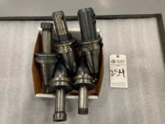 ASSORTMENT OF LYNDEX TOOL HOLDERS BT-50