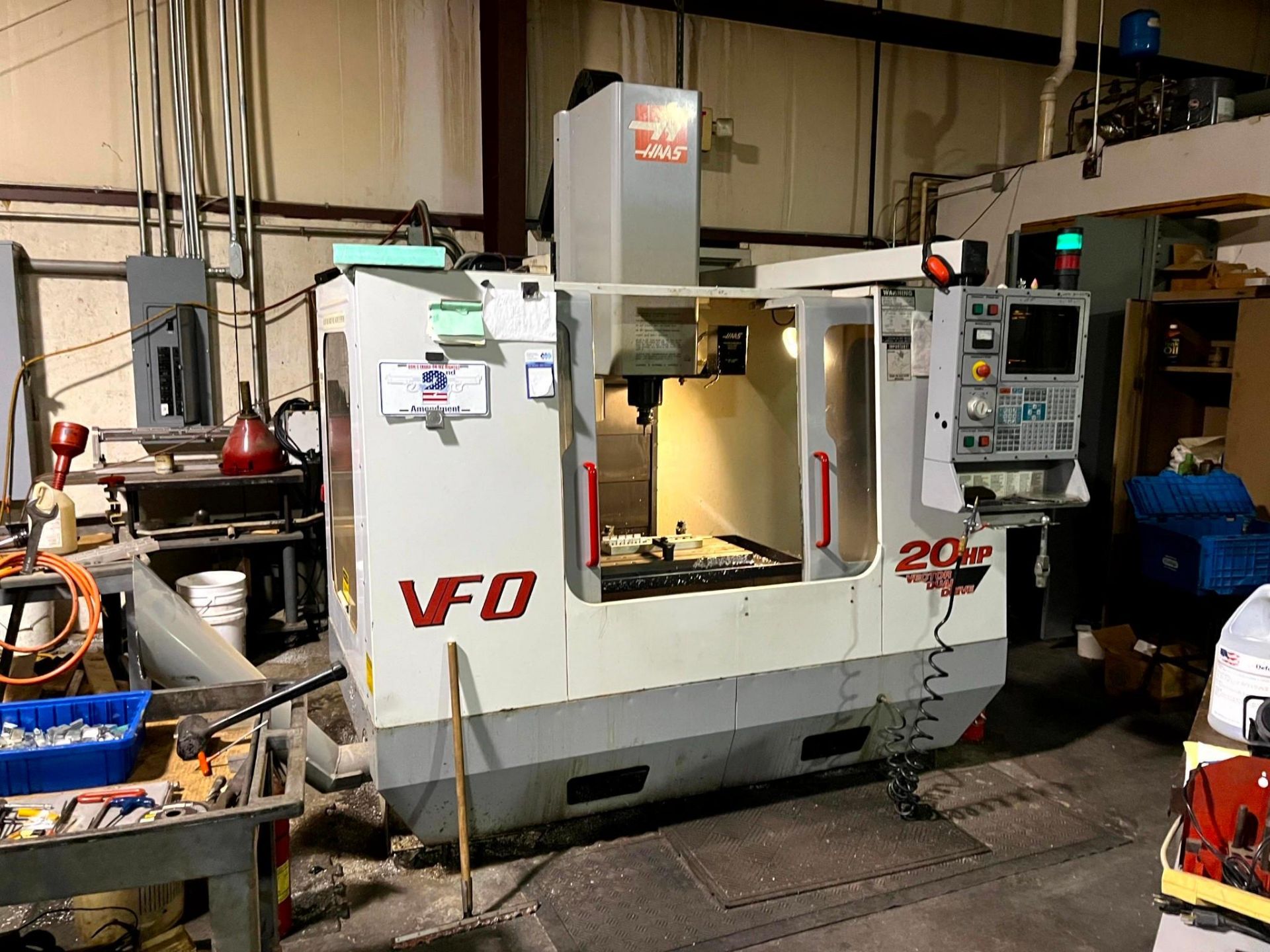 2001 HAAS VF-0 CNC VERTICAL MACHINING CENTER