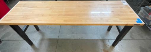 WOOD TOP WORK BENCH