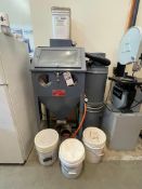 TRINCO 24/BP DRY BLAST CABINET WITH MEDIA AND FILTER