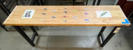 WOOD TOP WORK BENCH