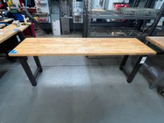 WOOD TOP WORK BENCH