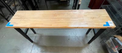 WOOD TOP WORK BENCH