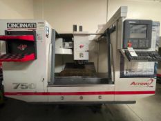 CINCINNATI ARROW 750 SERIES 2 CNC VERTICAL MACHINING CENTER