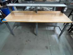 WOOD TOP WORK BENCH
