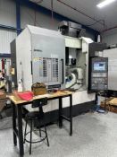 2018 OKUMA GENOS M460V-5AX CNC VMC - LNS MICRO HINGE MH250 CHIP CONVEYOR, SHOWER COOLANT W/ TRUNNION