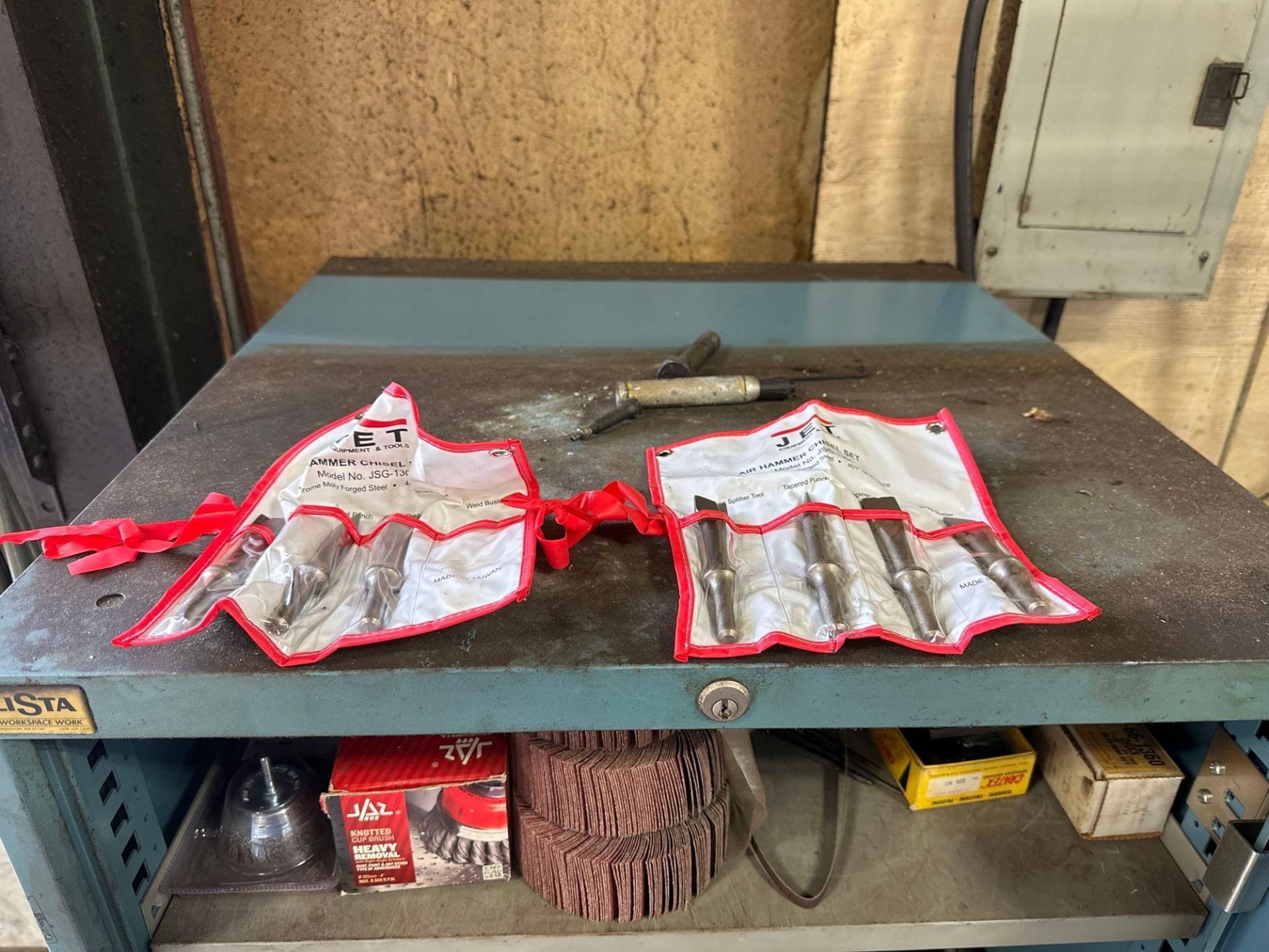 LISTA STORAGE CABINET LOADED WITH GRINDING AND ABRASIVE TOOLS - Image 5 of 26