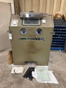2006 CLEMCO BLAST CABINET MODEL 3048 INEX, 300 RECLAIMER AND BAG