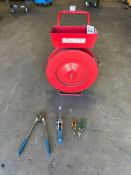 STRAPPING CART WITH STRAPPING TOOLS