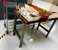 CINTAS EMERGENCY KITS, EXIT SIGNS, CART AND TABLE