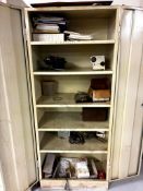 2 DOOR TOOL CABINET WITH CONTENTS