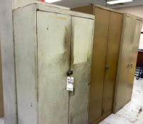(6) STEEL STORAGE LOCKERS, NO CONTENTS
