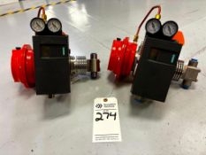 (2) SIEMENS SIPART PS2 POSITIONERS