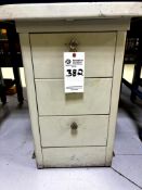 CABINET WITH PARTS HOLDER