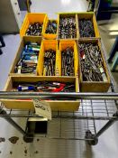 LOT OF DRILLS, TAPS, MILLING TOOLS