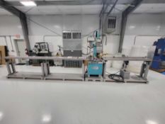 2013 KALAMAZOO C370 SA-V SEMI-AUTOMATIC COLD SAW, 13’ INFEED AND 80” OUTFEED ROLLER TABLES