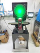 2010 CCP CC 16 OPTICAL COMPARATOR WITH ELECTRONICS QUADRA-CHEK QC-300 Q-TOUCH AND STAND