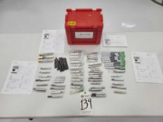 ASSORTED WALTER SOLID CARBIDE COOLANT FED DEEP DRILL BITS