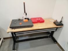 HUSKY WOOD TOP WORKBENCH WITH DRAWERS, NO CONTENTS