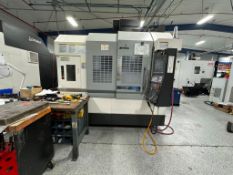 2018 OKUMA GENOS M560V CNC VMC - LNS HINGE BELT CONVEYOR