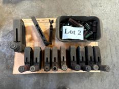 ASSORTED UNITOOL C-FRAME PUNCHES AND PARTS