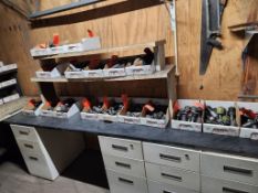 42 BOXES & 8 DRAWERS OF TOOLING