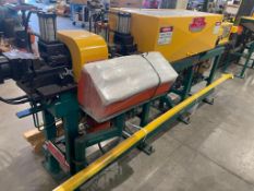 BURR OAK TOOL SN STCOSM5-486 ROTARY HEAD SINGLE TUBE STRAIGHTENER AND CUT OFF MACHINE