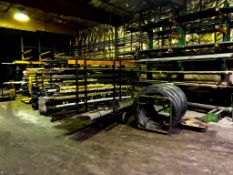 CANTILEVER RACKS WITH MATERIAL
