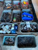 LOT OF CUTTERS, CARBIDE TOOLING, DRILL BITS