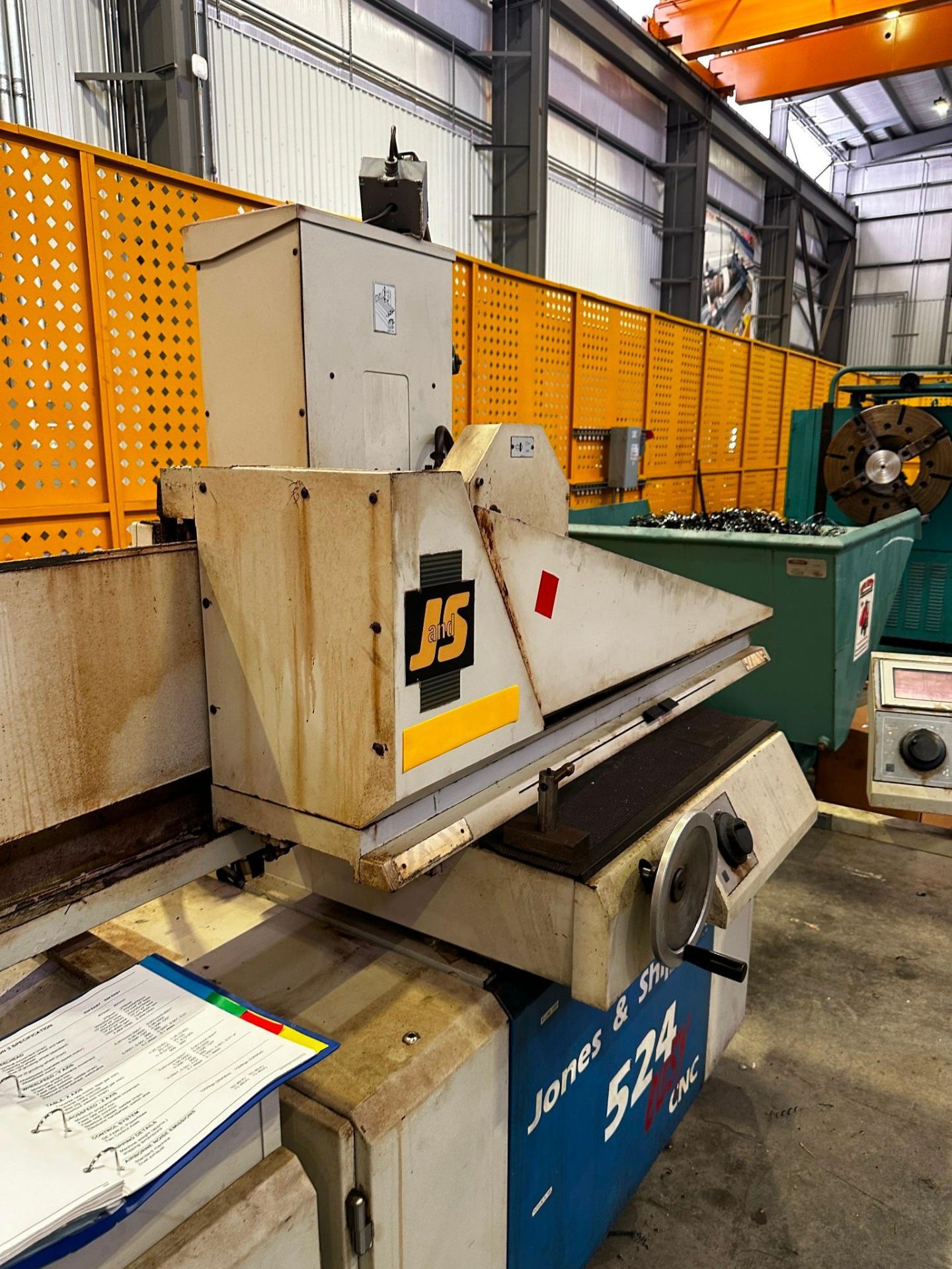 JONES AND SHIPMAN 524 EASY CNC AUTOMATIC SURFACE GRINDER (24”X16”) - Image 12 of 24