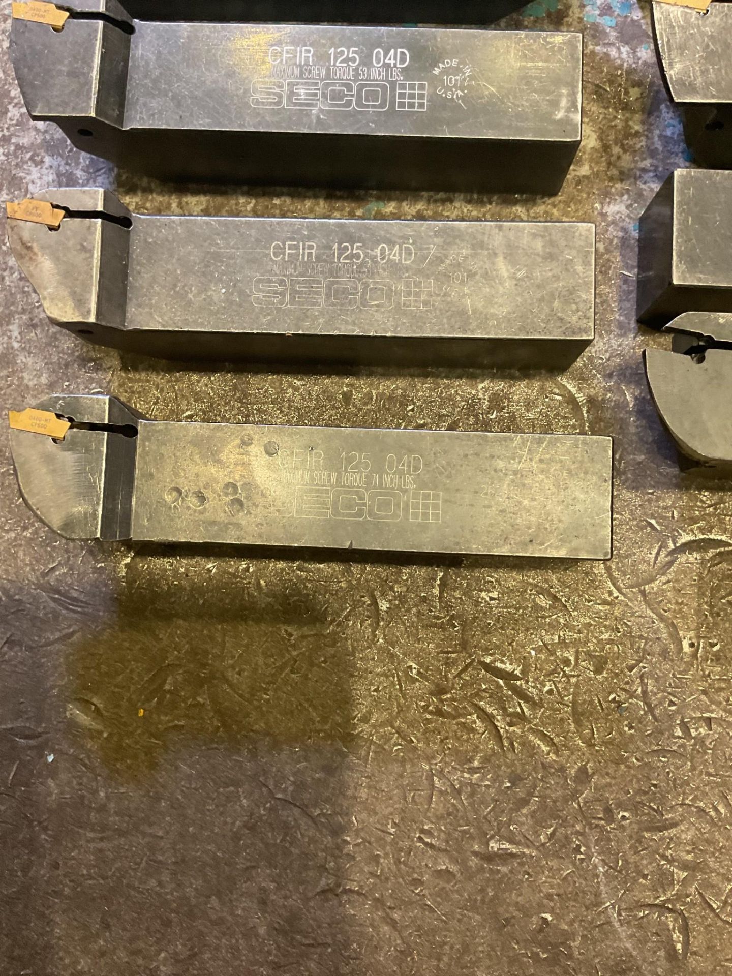 SECO 1.25 INCH SHANK INDEXABLE TURNING TOOL HOLDERS - Image 9 of 12
