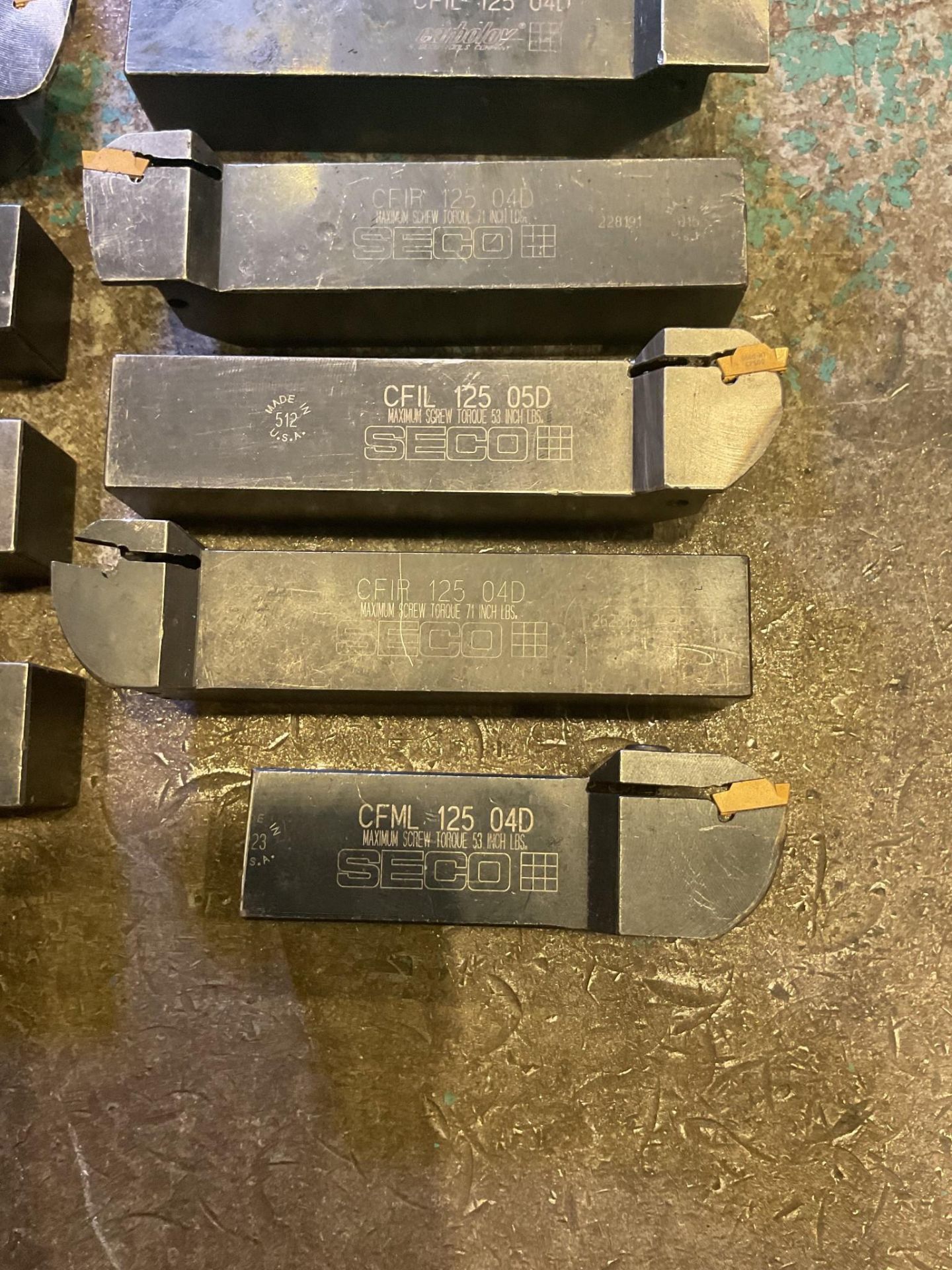 SECO 1.25 INCH SHANK INDEXABLE TURNING TOOL HOLDERS - Image 6 of 12