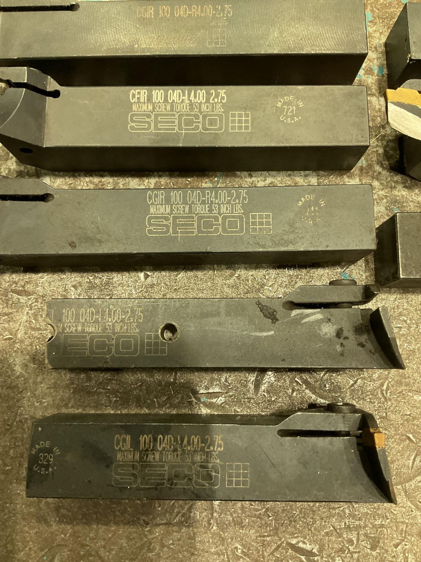 SECO 1” SHANK INDEXABLE TURNING TOOL HOLDERS - Image 5 of 13